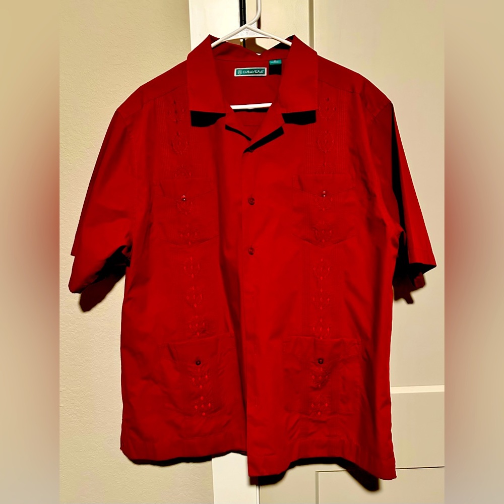 Cubavera Mens XL Button Down Shirt